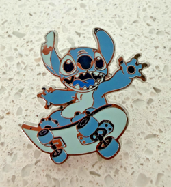 New Blue Stitch Hidden Mickey Pin 2025 Wave A WDW Walt Disney World - Image 1