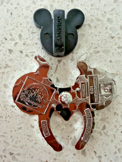 NEW 2026 WDW Wave A Disney Hidden Mickey Maleficent Ear Headbands Pin - Image 2