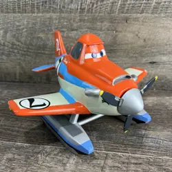 Disney Pixar Planes Fire & Rescue Dusty Coin Bank Rare Collectable - Image 1
