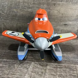 Disney Pixar Planes Fire & Rescue Dusty Coin Bank Rare Collectable - Image 2