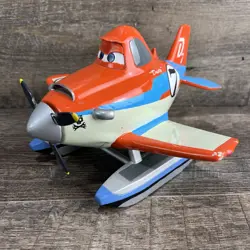 Disney Pixar Planes Fire & Rescue Dusty Coin Bank Rare Collectable - Image 3