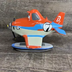 Disney Pixar Planes Fire & Rescue Dusty Coin Bank Rare Collectable - Image 5