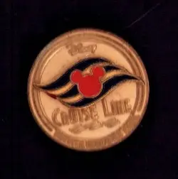 Disney Cruise Line Gold Inaugural Sailings Pin 1998 DCL - Image 1