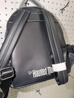 Loungefly Disney Haunted Mansion Hatbox Ghost Mini Backpack Faux Leather NWT - Image 4