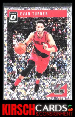 Evan Turner 2018-19 Donruss Optic #21 Fast Break Holo Portland Trail Blazers - Image 1