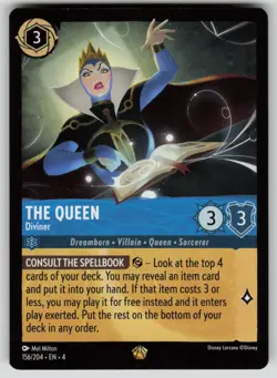 The Queen - Diviner Legendary Ursula's Return 156/204 Disney Lorcana NM - Image 1