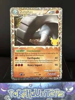 Pokemon Card Donphan 107/123 Celebrations Classic Collection Holo Rare NM - Image 1