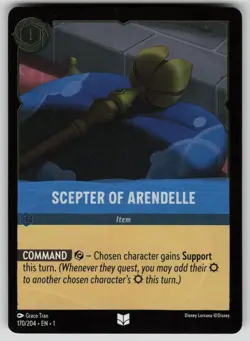 Scepter of Arendelle Cold Foil The First Chapter 170/204 Disney Lorcana NM - Image 1