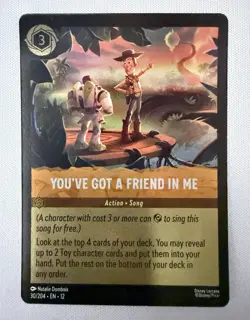 Ravensburger Disney Lorcana You've Got a Friend in Me Song Action Foil 30/204 EN - Image 1