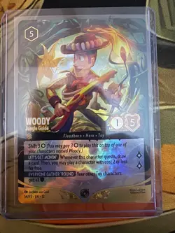 Woody - Jungle Guide (Store Championship) 54 Disney Lorcana Promo Cards Holo - Image 1
