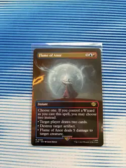 Flame of Anor (LOTR Universes Beyond) NM non-foil borderless MTG #406 - Image 1