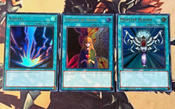 Yugioh Raigeki + Change Of Heart & Monster Reborn 1st Edition Ultra Rare Holo NM - Image 1
