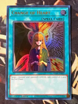 Yugioh Raigeki + Change Of Heart & Monster Reborn 1st Edition Ultra Rare Holo NM - Image 3