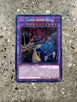 Yugioh TCG The Chaotic Sacred Beasts CORI-EN029 Secret Rare 1st Edition EU NM-M - Image 1