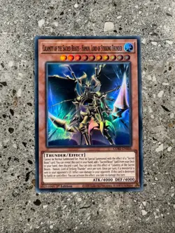 Yugioh Calamity of the Sacred Beasts - Hamon, Lord of Striking Thunde CORI-EN006 - Image 1