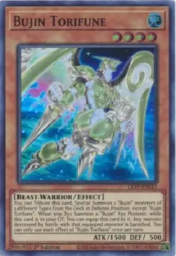 Bujin Torifune - LIOV-EN013 Super Rare 1st Ed Lightning Overdrive YuGiOh - Image 1