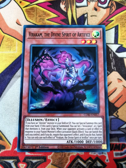 Virakam, Divine Spirit of Artifice cori-en017 1st Ed (NEW) Super Rare Yu-Gi-Oh! - Image 1