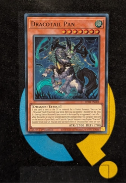JUSH-EN003 Dracotail Pan Super Rare 1st Edition YuGiOh - Image 1