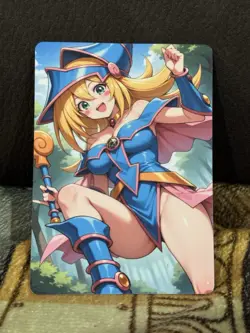 CUSTOM DARK MAGICIAN GIRL YUGIOH CARD UNCENSORED (ASK FOR PHOTO OF BACK) - Image 1