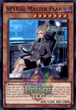 SPYRAL Master Plan 1st Ed Super Rare INOV-EN087 Yu-Gi-Oh - Image 1