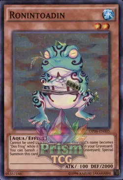 Ronintoadin super rare OP04-EN005 Yugioh - Image 1