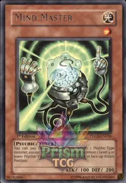 1st ed Mind Master rare TDGS-EN016 Yugioh - Image 1