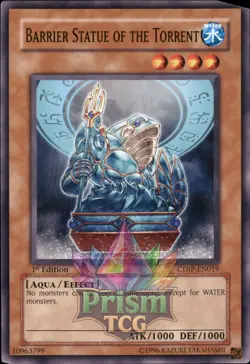 1st Ed Barrier Statue of the Torrent CDIP-EN019 Yugioh - Image 1