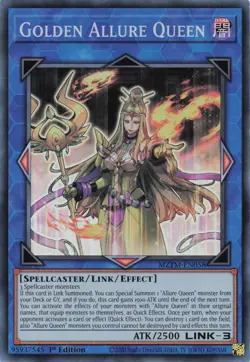 Yugioh MZTM-EN058 - Golden Allure Queen - Super Rare - Image 1