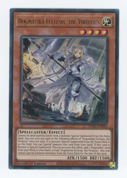 Yugioh RA01-EN020 - Dogmatika Ecclesia, the Virtuous (UR) - Ultra Rare - Image 1