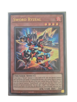 YuGiOh Sword Ryzeal Ultra Rare 1st Edition CRBR-EN001 - Image 1