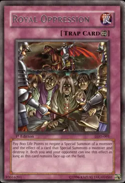 Royal Oppression - Rare 1st Edition LOD-091 - MP - YuGiOh - Image 1