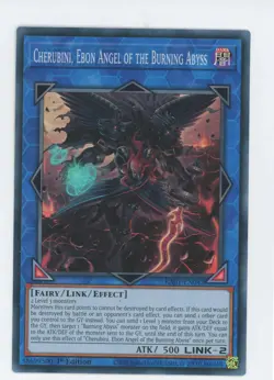 Yugioh RA01-EN042 - Cherubini, Ebon Angel of the Burning Abyss - Super Rare - Image 1