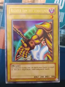 Rechter Arm der Verbotenen LOB-G099 Ultra Rare Deutsch Poor YUGIOH - Image 1