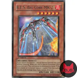 Yugioh B.E.S. Big Core MK-2 CRMS-EN030 Rare 1st Edition LP - Image 1