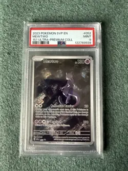 2023 Pokemon Svp En-Sv Black Star Promo #052 Mewtwo 151 Ultra-Premium Coll PSA 9 - Image 1