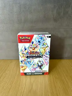 Pokemon TCG Scarlet & Violet Prismatic Evolutions Booster Bundle 6 Packs - Image 1