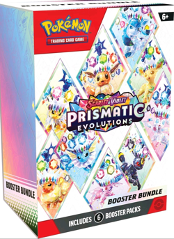 Pokemon TCG Scarlet & Violet: Prismatic Evolutions Booster Bundle - 6 Packs - Image 1
