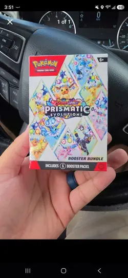 Pokemon TCG Scarlet & Violet: Prismatic Evolutions Booster Bundle - 6 Packs - Image 2