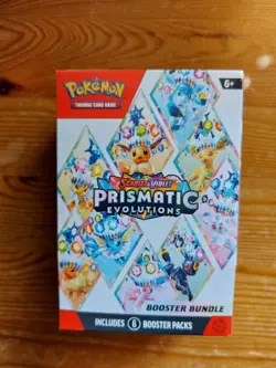 Pokemon TCG: Scarlet & Violet-Prismatic Evolutions Booster Bundle (6 Packs) BNIB - Image 1