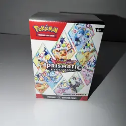 Pokemon TCG Scarlet & Violet Prismatic Evolutions Booster Bundle - 6 Packs! NEW! - Image 1