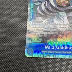 Mr.3 (Galdino) Alternate Art SR (OP16-056) One Piece TCG The Time of Battle NM - Image 3
