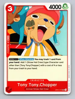 Tony Tony.Chopper OP01-015 Romance Dawn Uncommon Near Mint - Pre-Errata - Image 1