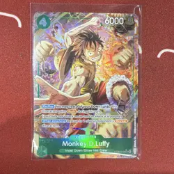 Bandai One Piece CCG Monkey D. Luffy ST30-012 SR Alt Art Foil 6000 4 Cost Rush - Image 1