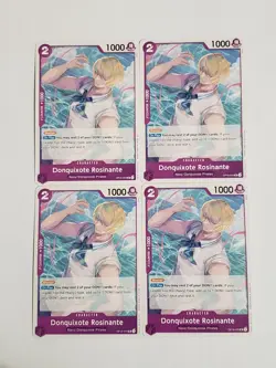 One Piece The Time of Battle OP16-070 DONQUIXOTE ROSINANTE x4 Playset Eng TCG - Image 1