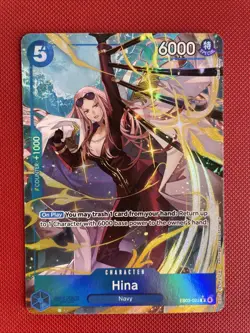 HINA EB03-025 ONE PIECE CARD GAME ALTERNATE ART SPECIAL RARE CHARACTER Q3205 - Image 1