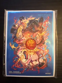 1x One Piece Official Protector Ace & Sabo 10 Sleeve Set - Image 1