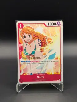 One Piece Nami Super Pre-Release Starter Deck 1: Straw Hat Crew ST01-007 #1 - Image 1
