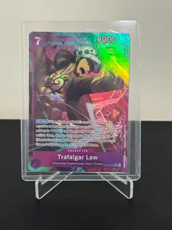 Trafalgar Law (073) (Alternate Art) Legacy of the Master OP12-073 One Piece Card - Image 1