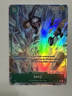Sanji (Alternate Art) OP13-027 Rare Carrying On His Will One Piece Foil NM - Image 1