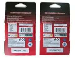 2 X ENGLISH One Piece CCG: Carrying On His Will Sleeved Booster Pack lot OP-13 - Image 2